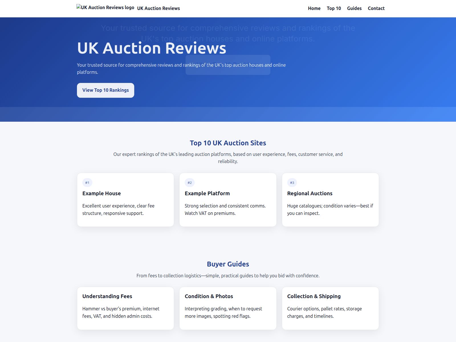 Screenshot of bestukauctions.co.uk