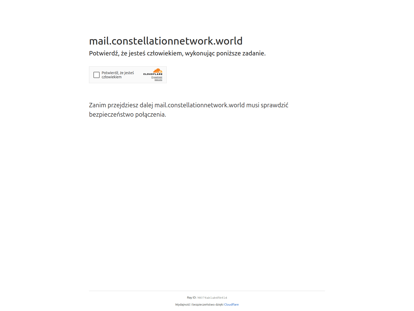 Screenshot of mail.constellationnetwork.world