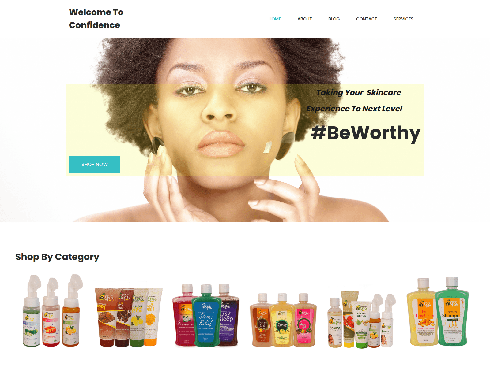 Screenshot of organiquespa.com.ng
