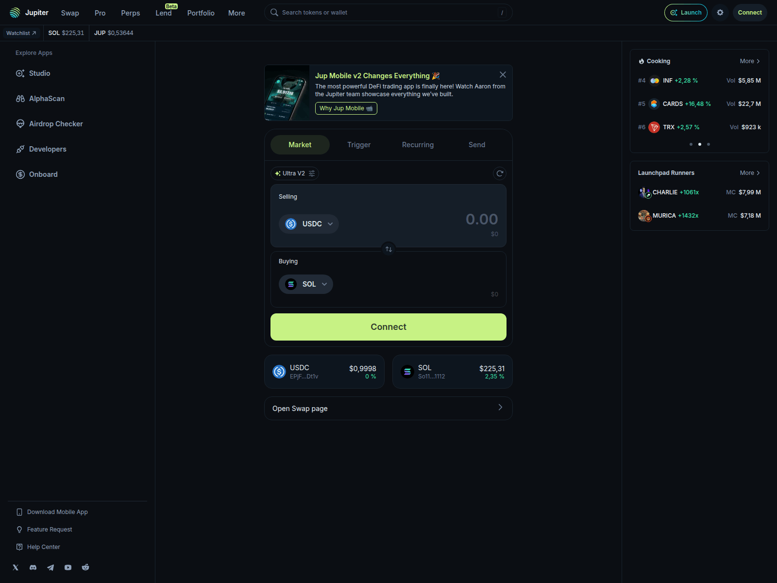 Screenshot of jup-ag.co.in