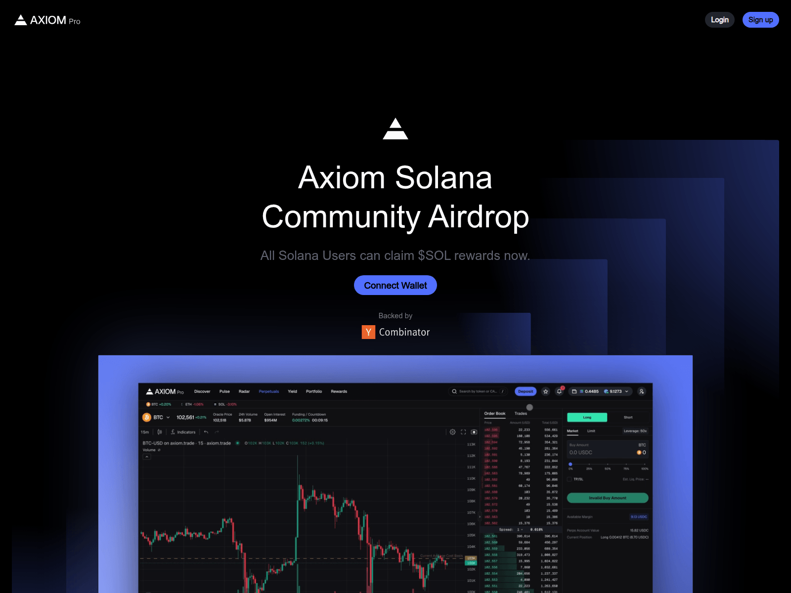Screenshot of rewards-axiom-trade.xyz