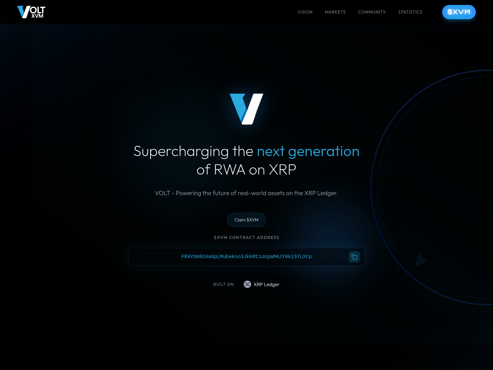 Screenshot of xvmclaim.xyz