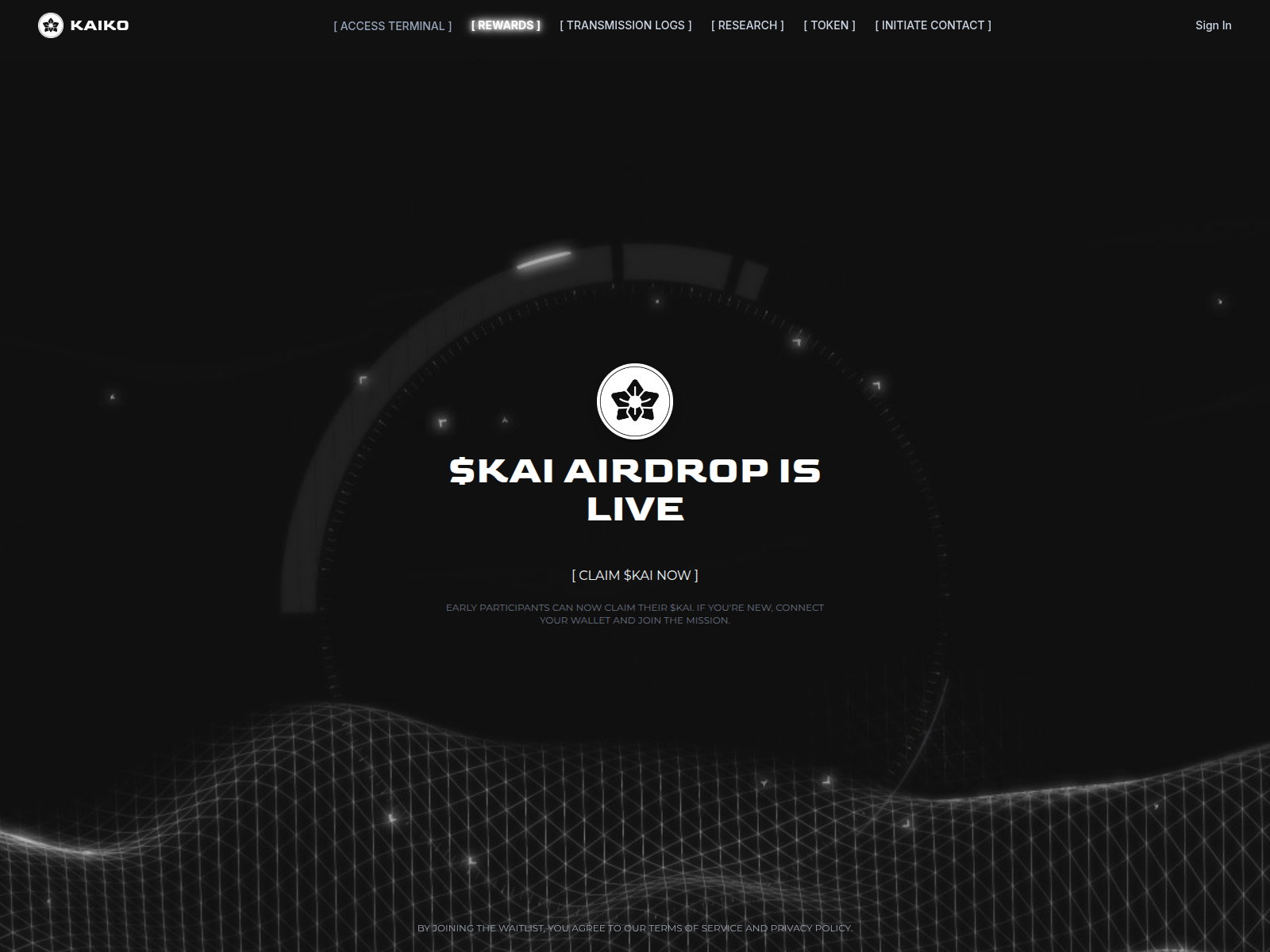 Screenshot of claim-kaiko.com