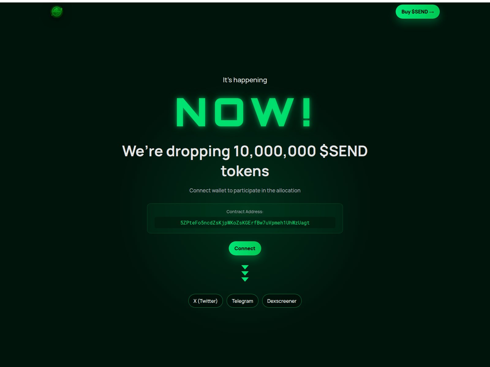 Screenshot of sendtember.net