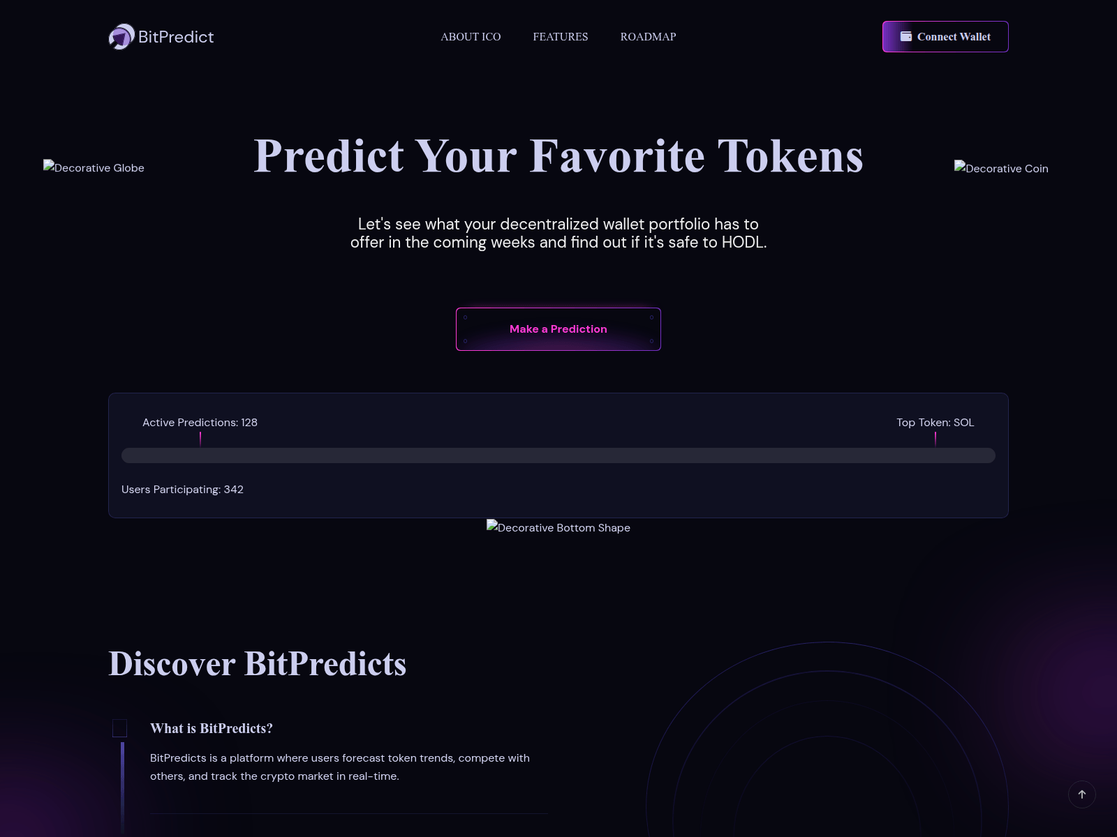 Screenshot of bitpredict.app