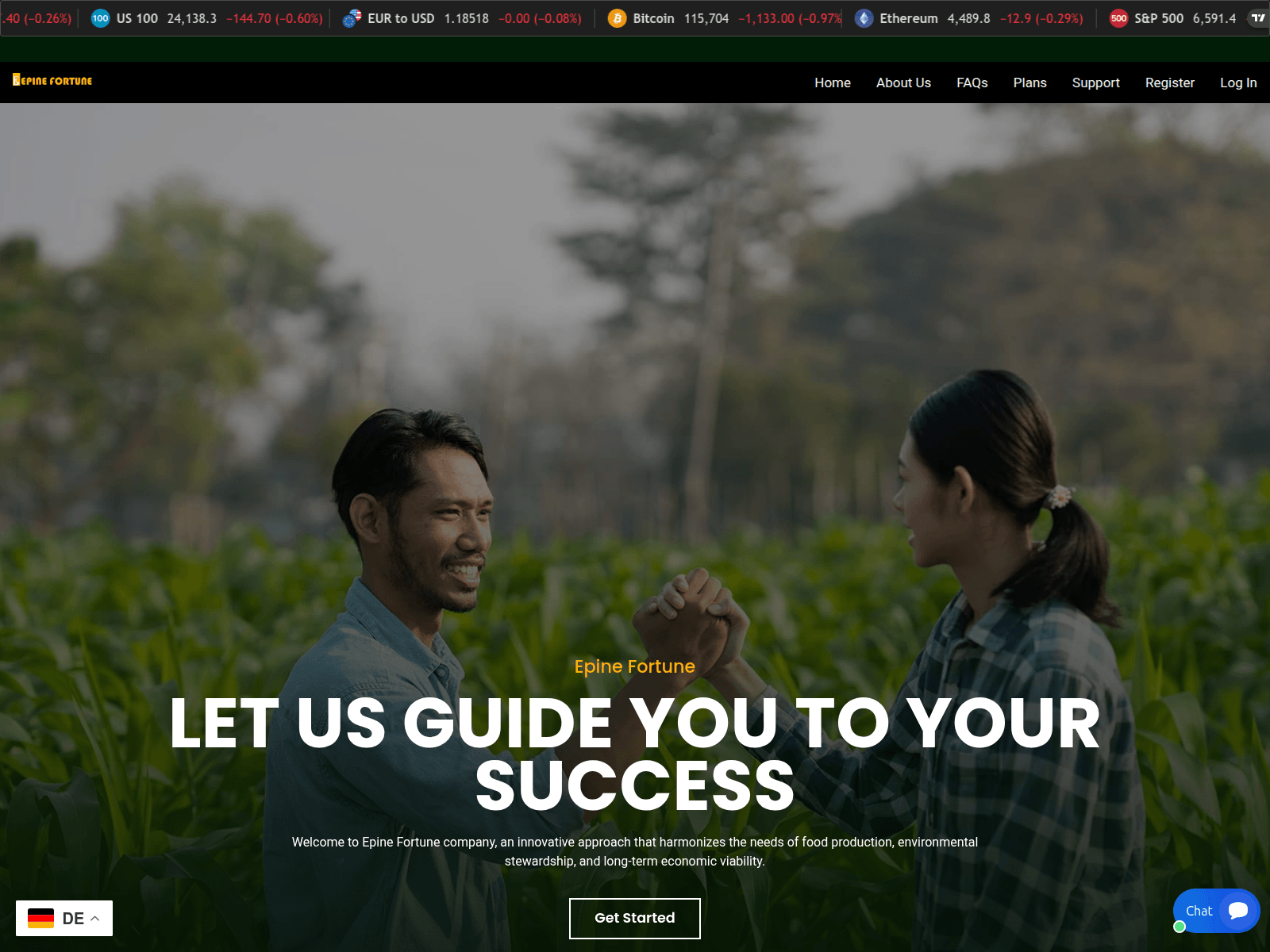 Screenshot of epinefortune.com