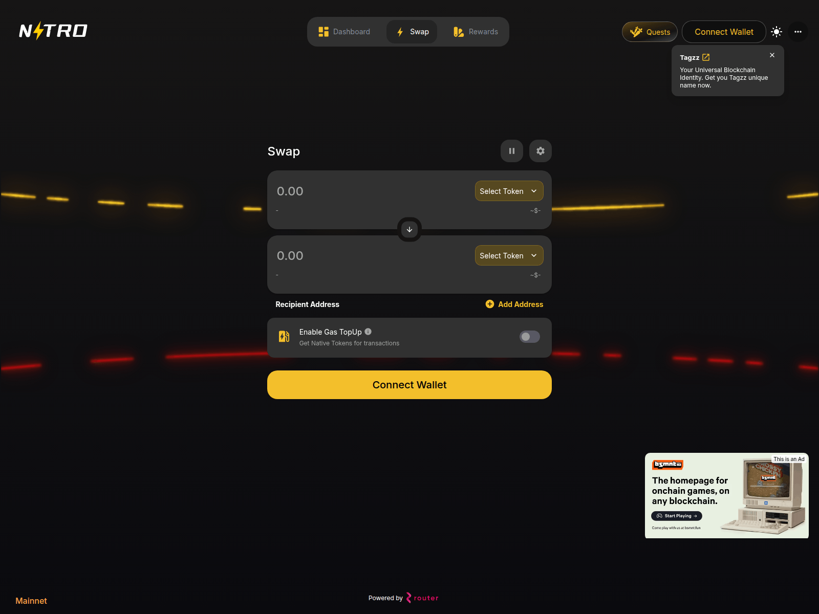 Screenshot of app-routernitro-com.pages.dev