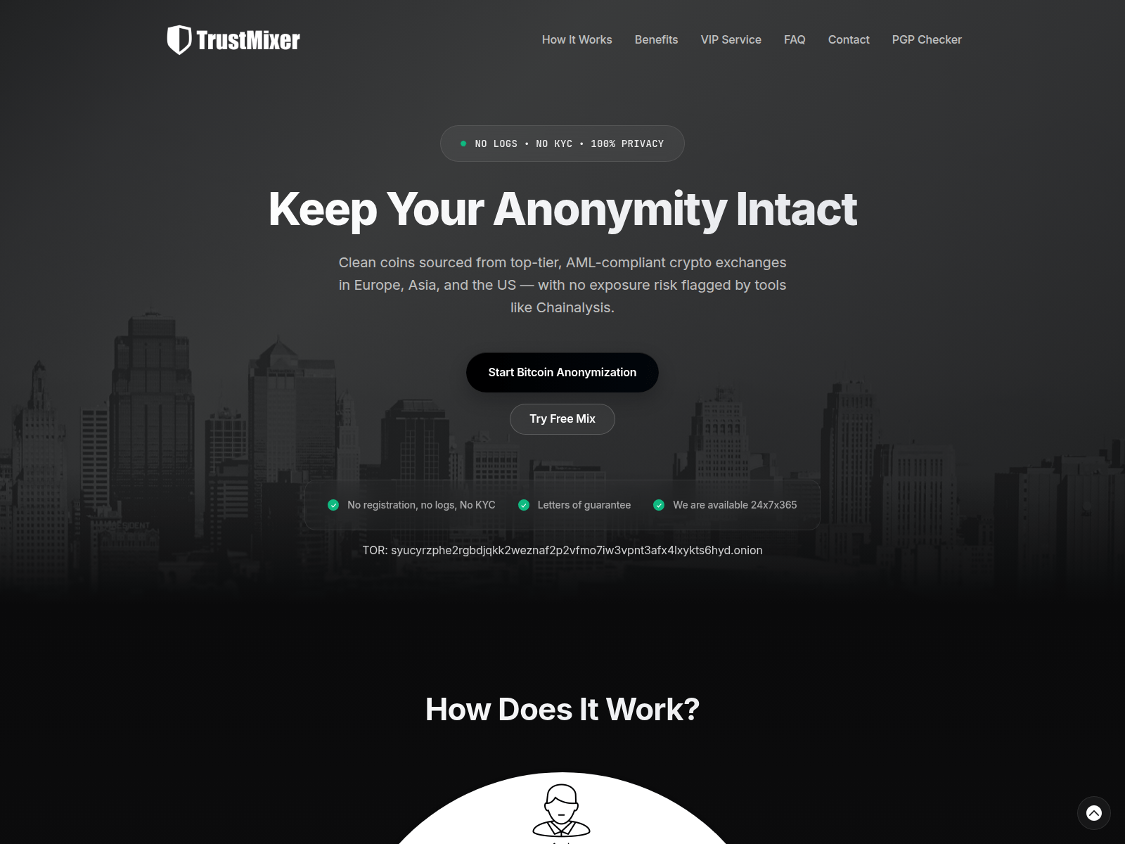 Screenshot of trustmixer.to