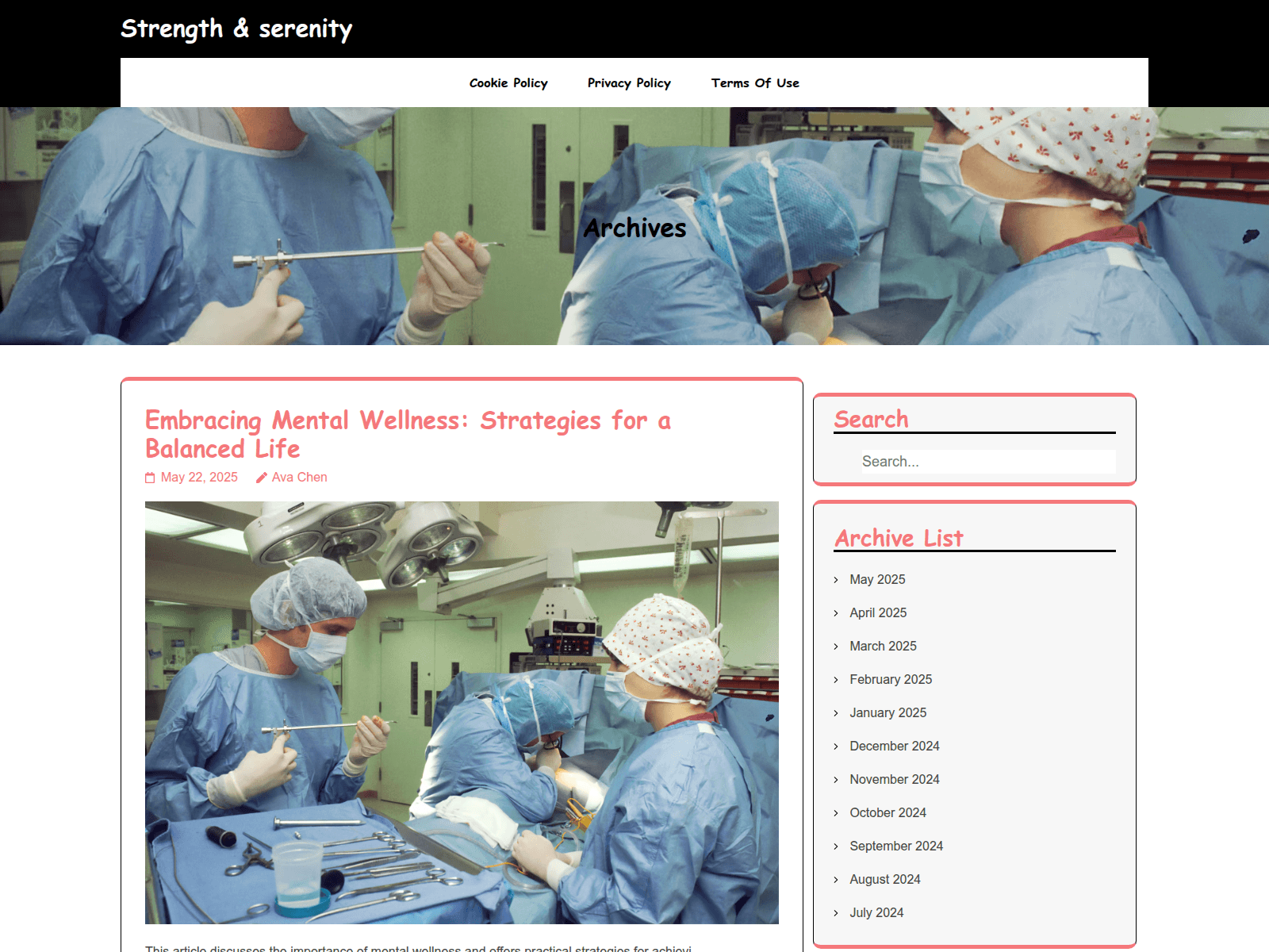 Screenshot of strenvera.com
