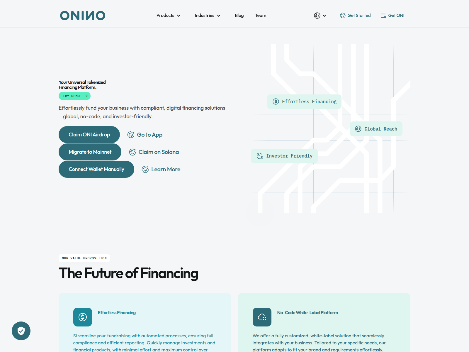 Screenshot of claim.app-onino.com