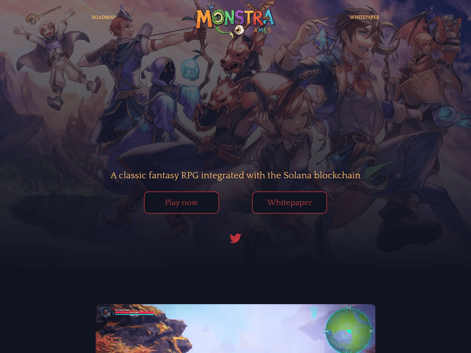 Screenshot of monstragames.com