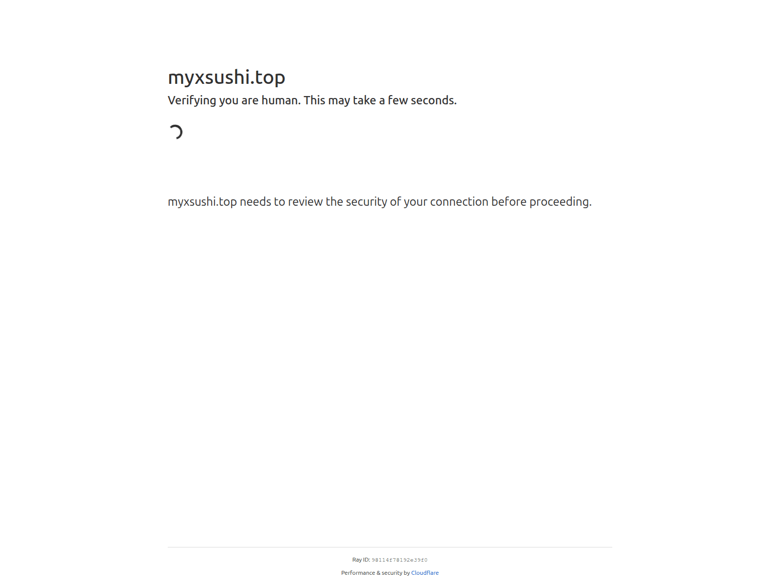Screenshot of myxsushi.top