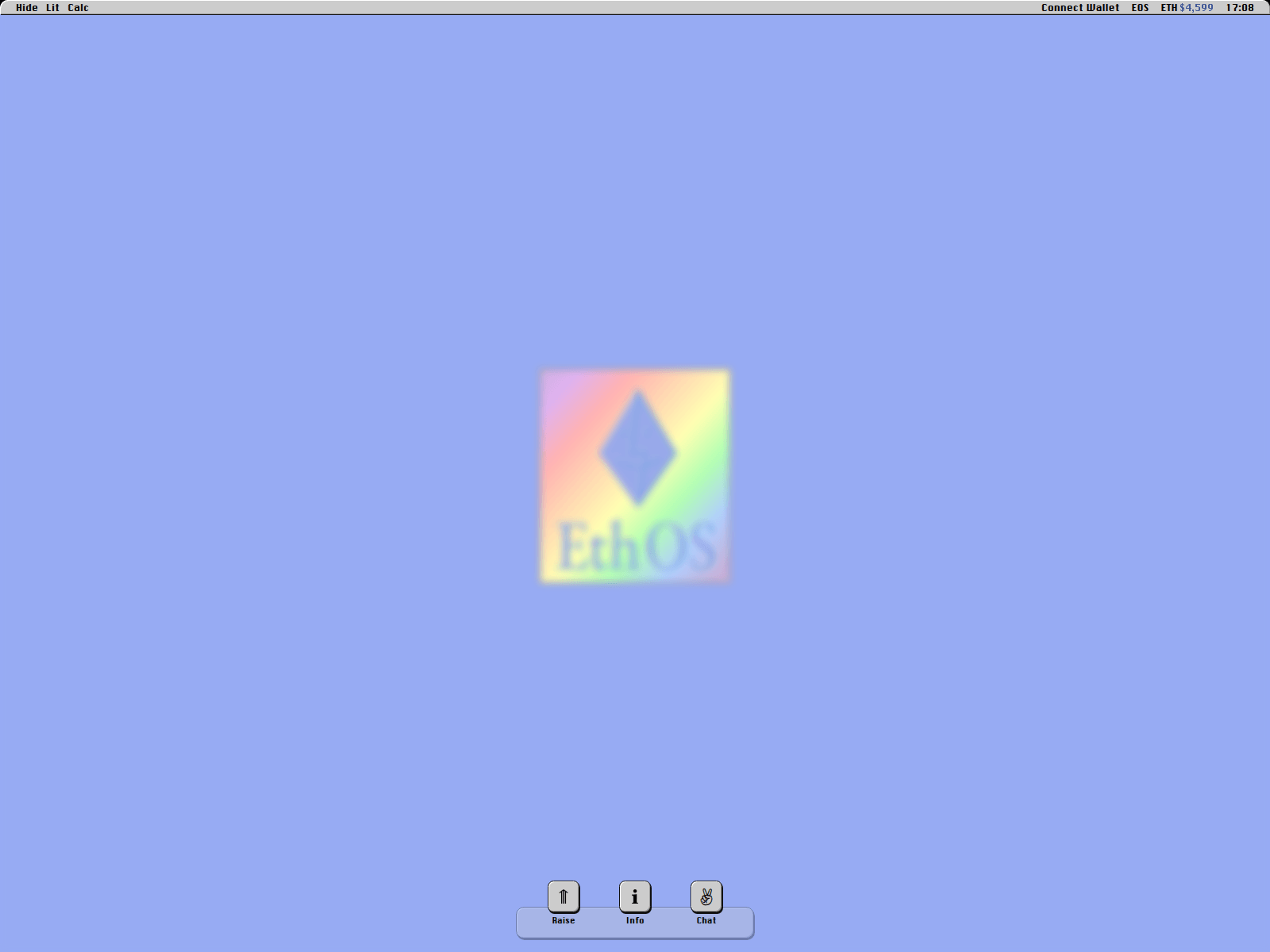 Screenshot of ethereumos.pro