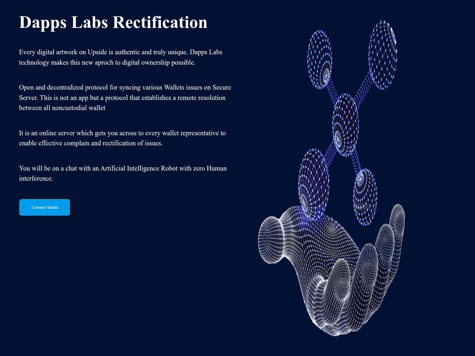 Screenshot of connectdapp-dlu.pages.dev