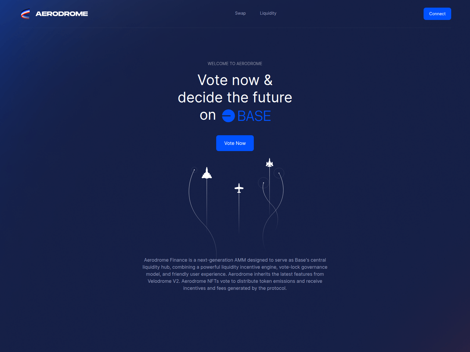 Screenshot of proposal-aerodromefi.net