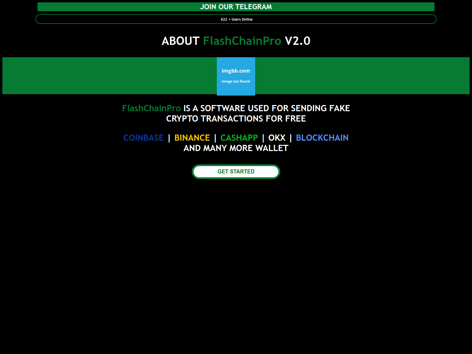 Screenshot of flashchain.pro