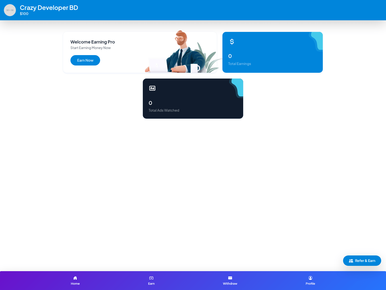 Screenshot of earningpro.unijobs.top