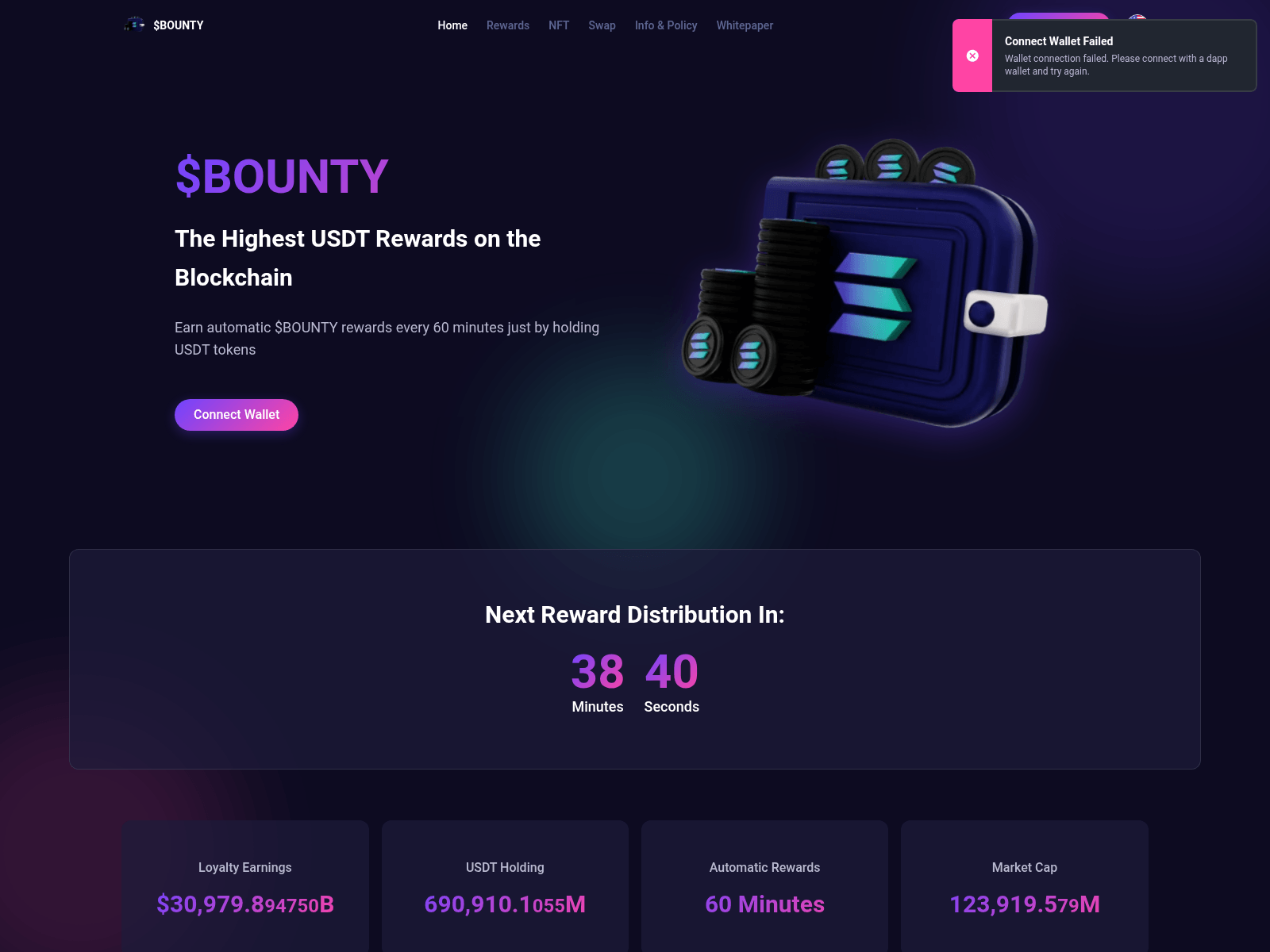 Screenshot of liquity-bounty.com