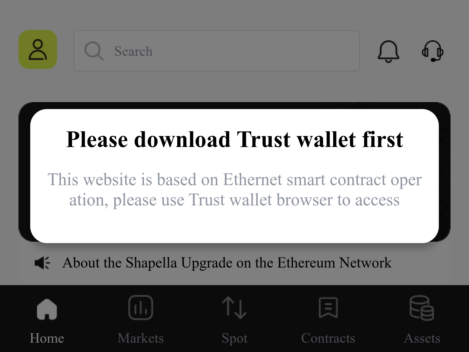 Screenshot of edx-web3markets.com