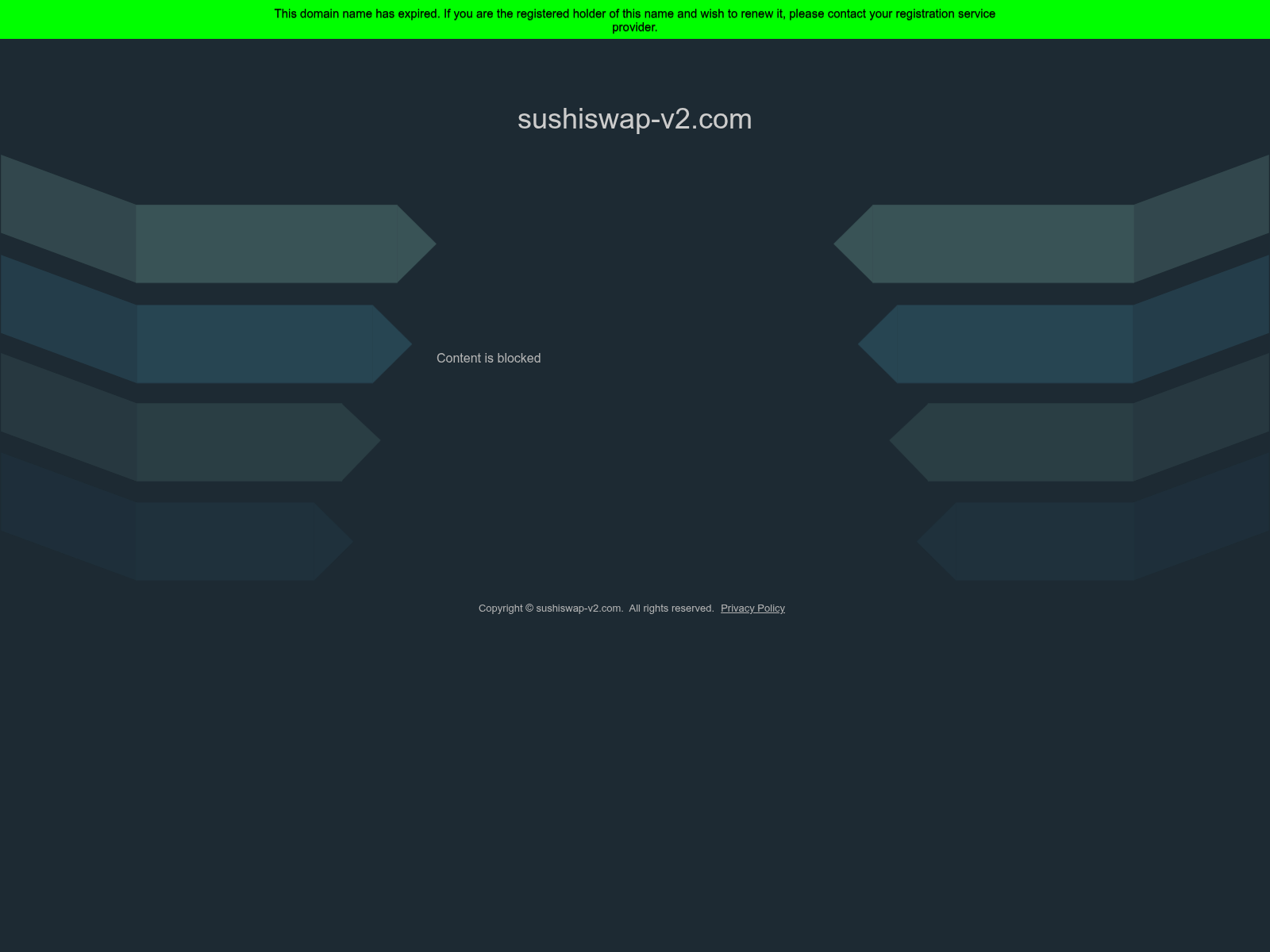 Screenshot of sushiswap-v2.com