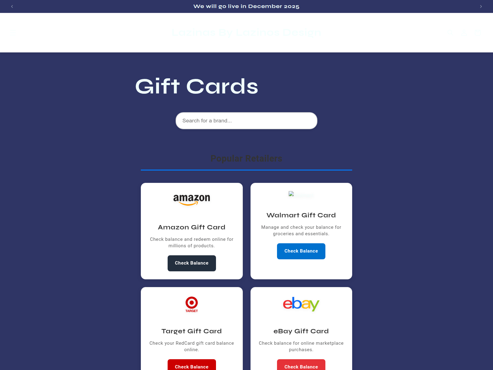 Screenshot of lazinas.com