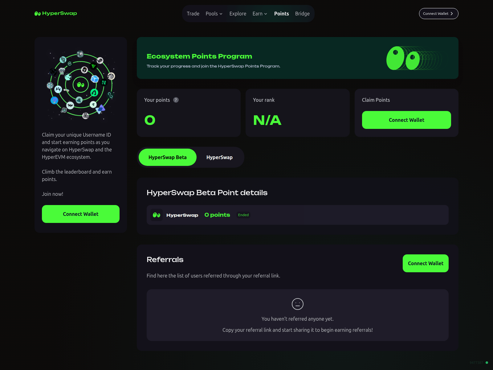 Forensic screenshot of app.hyeprsrwap.exchange