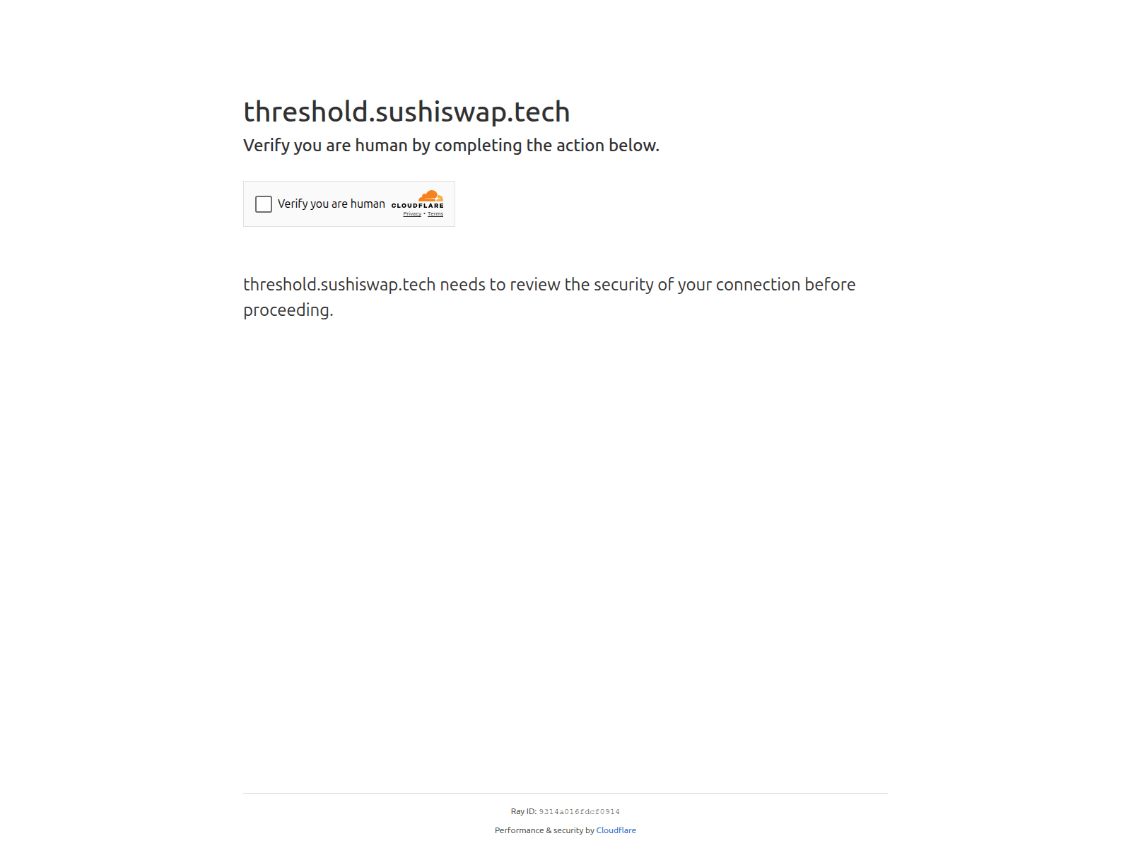 Screenshot of threshold.sushiswap.tech