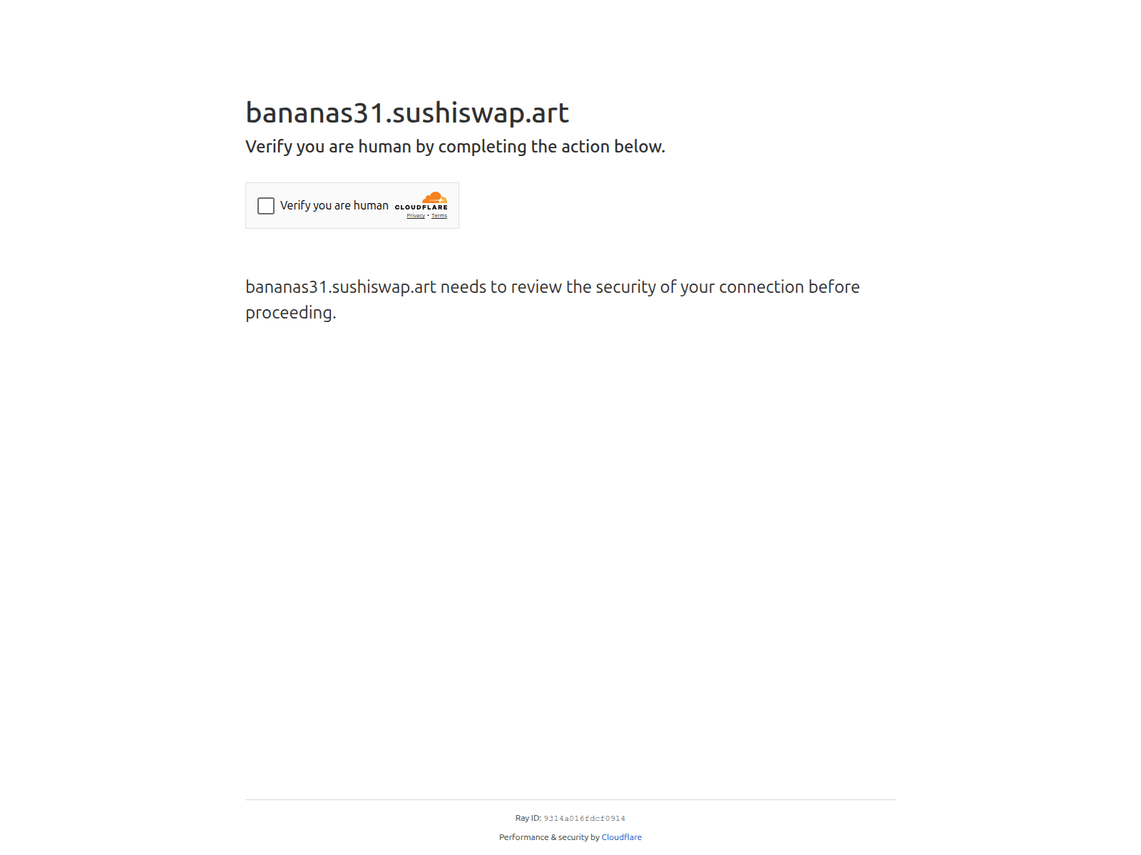 Screenshot of bananas31.sushiswap.art