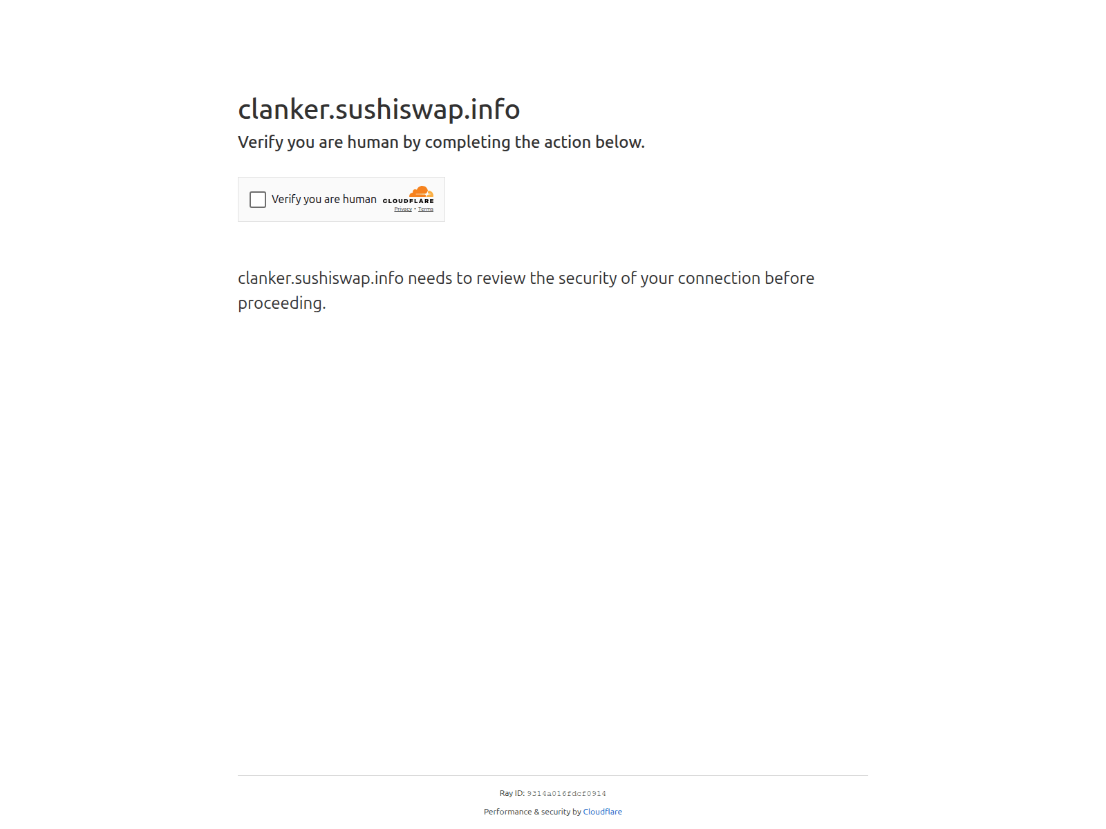 Screenshot of clanker.sushiswap.info