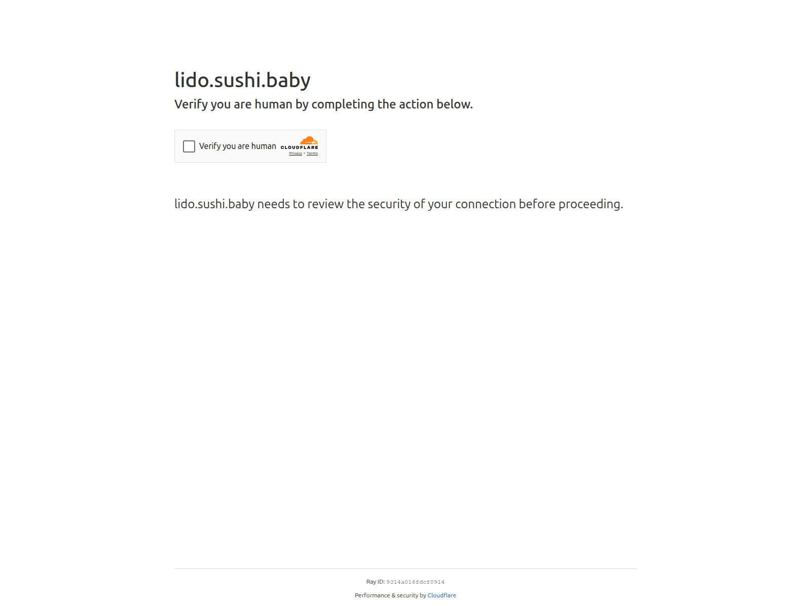 Screenshot of lido.sushi.baby