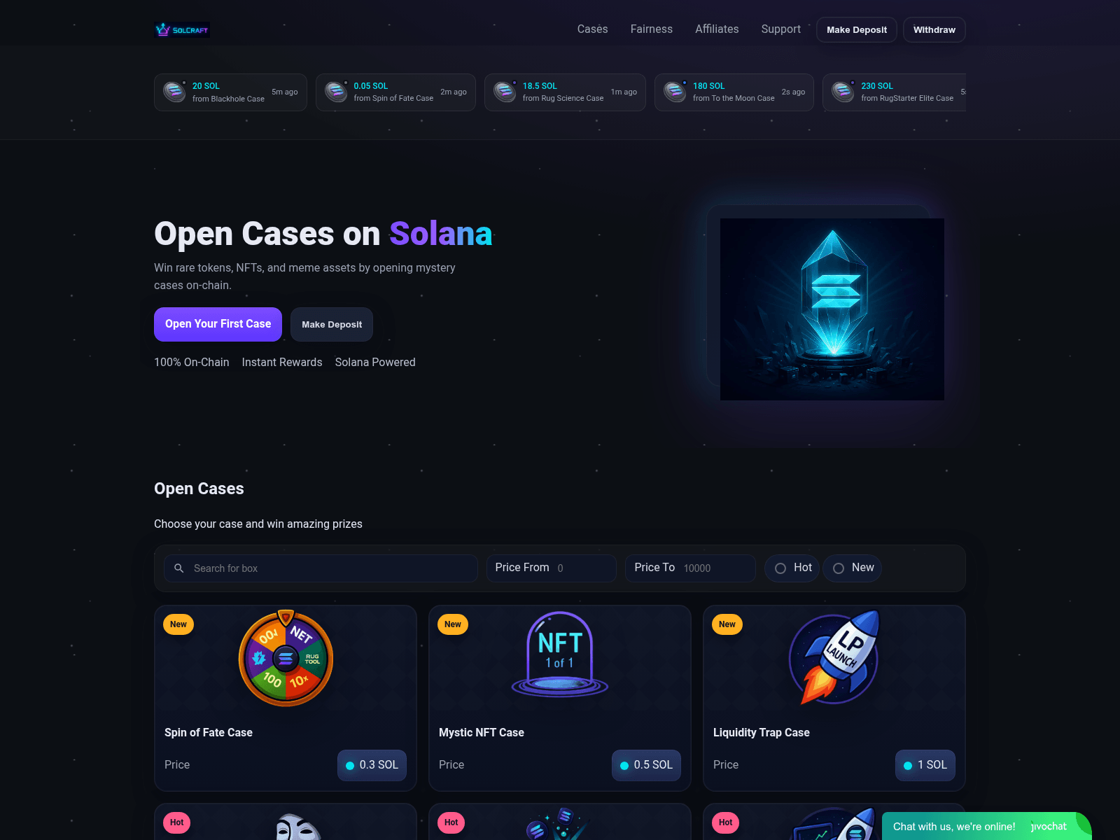 Screenshot of solfarming.com