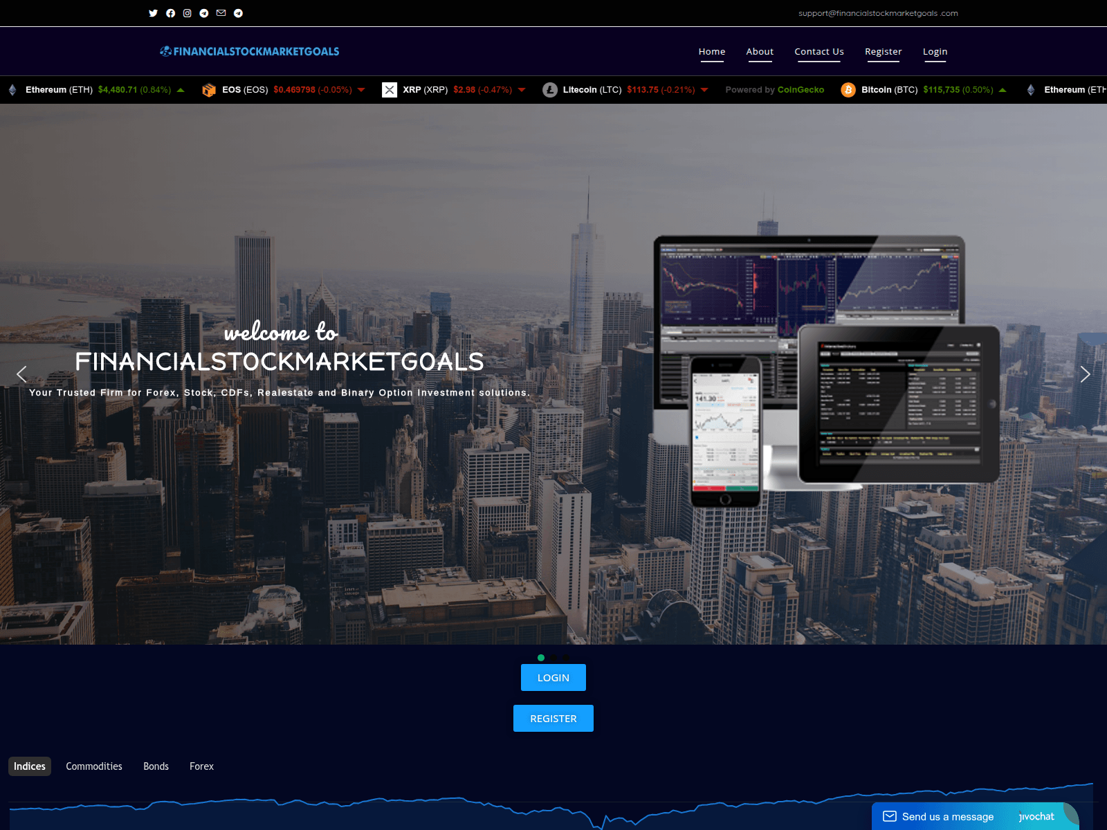 Screenshot of app.guardiangainflow.live