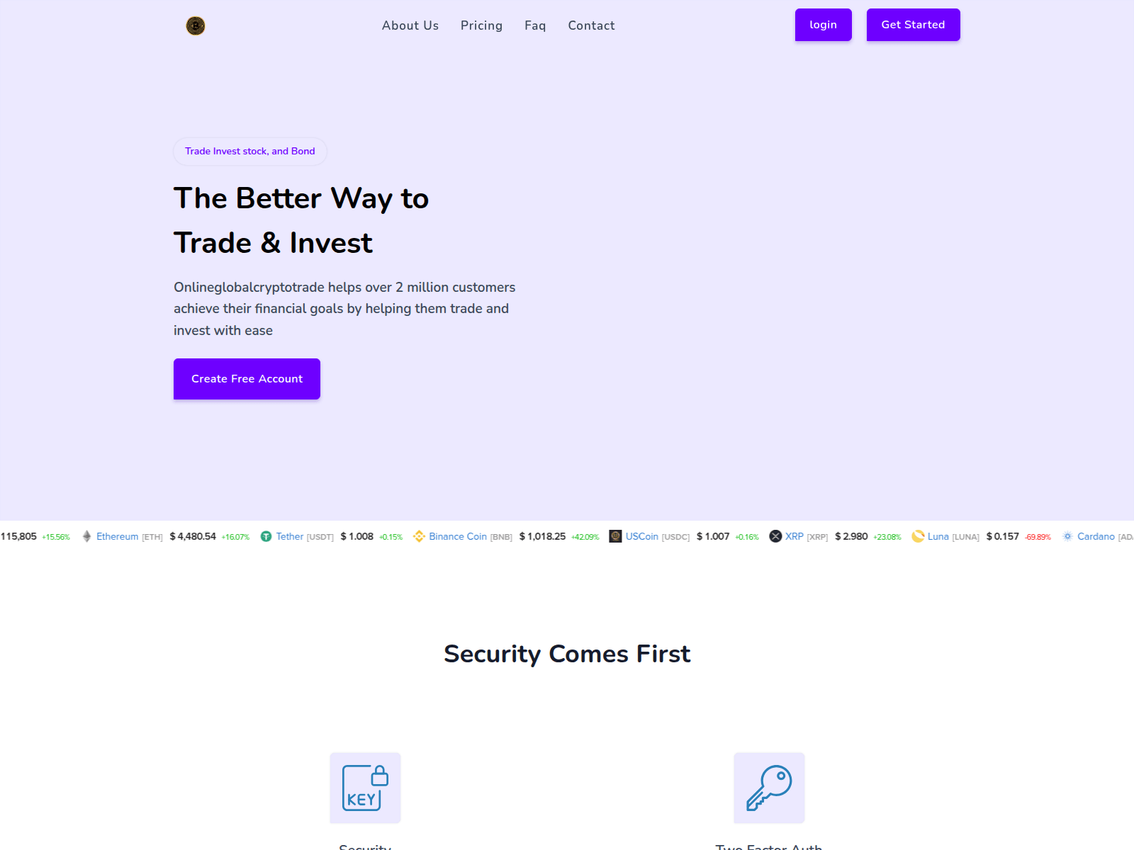 Screenshot of app.mavinlivetradingcapital.click