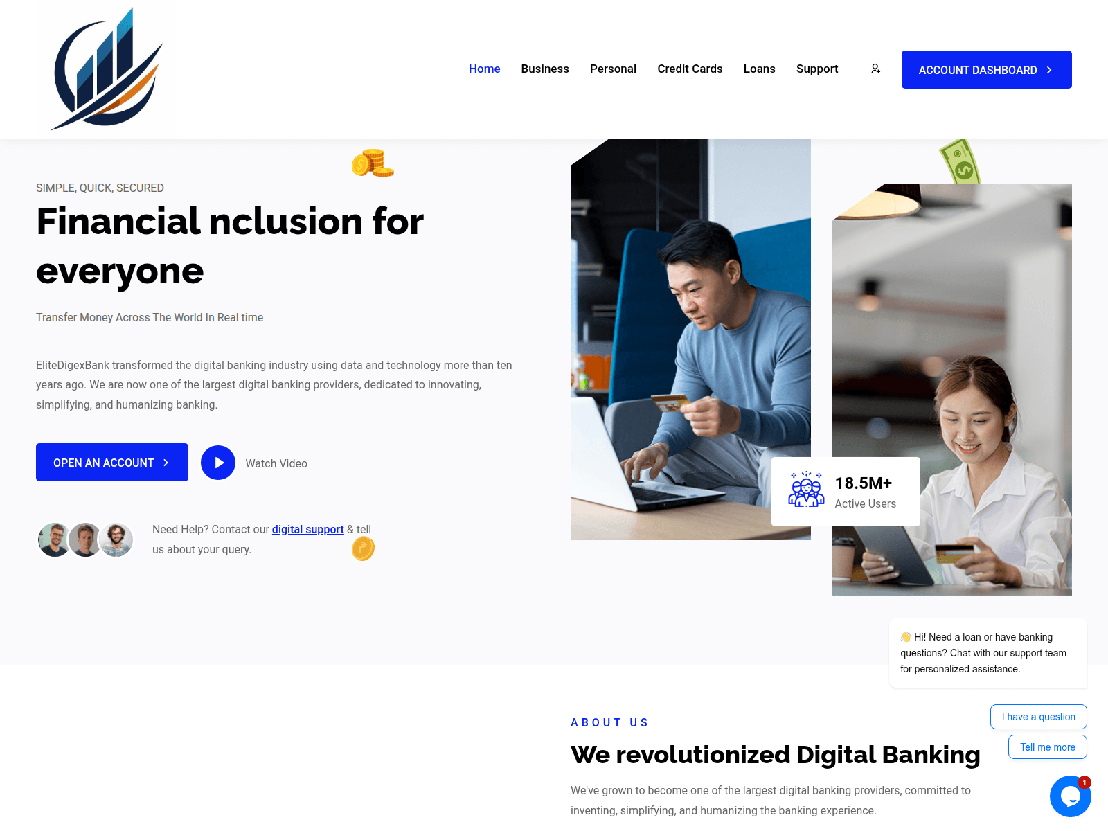 Screenshot of elitedigexbank.info