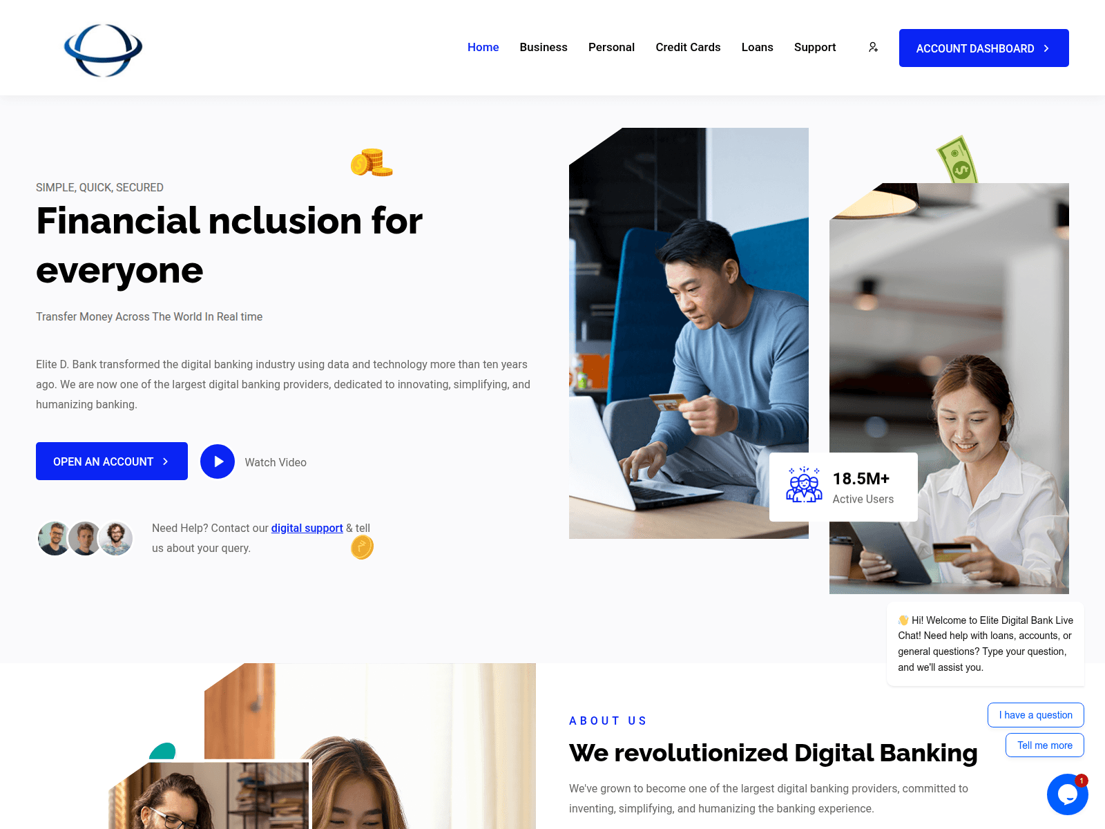 Screenshot of elitedigitalbnk.info