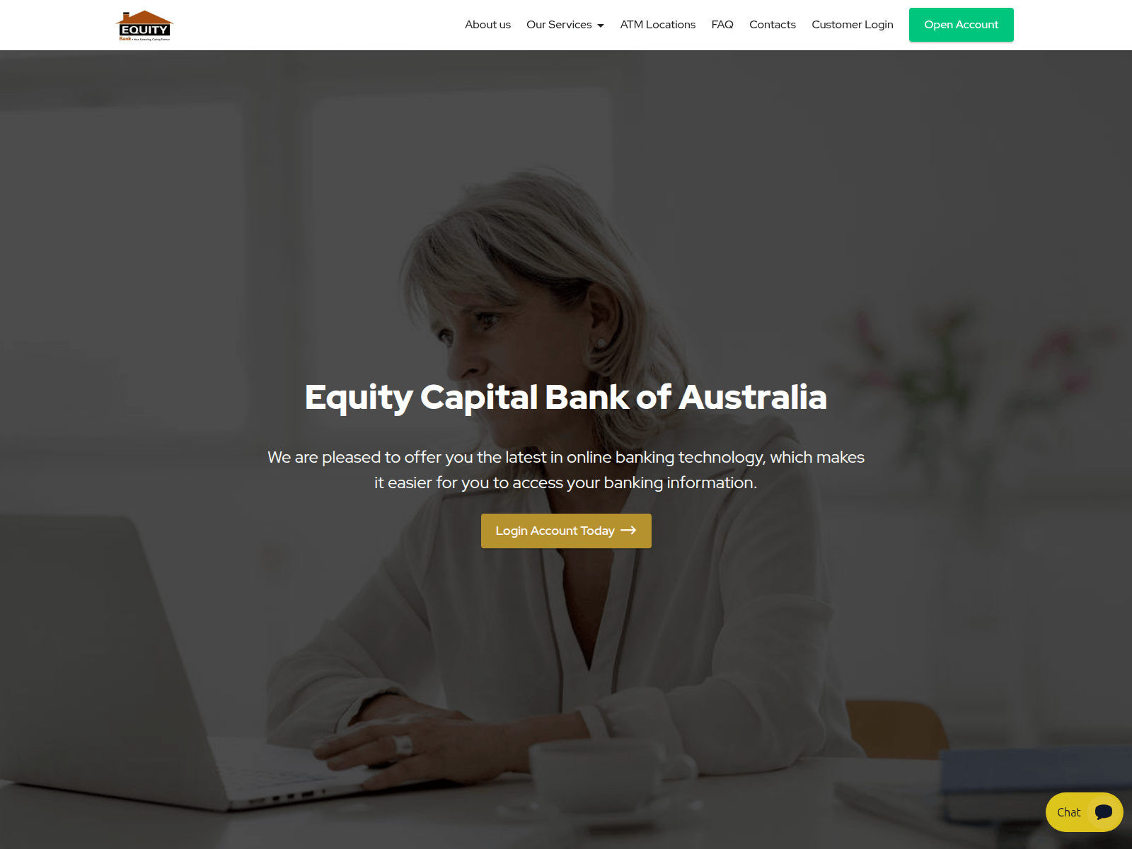 Screenshot of equitycapitalbank.us