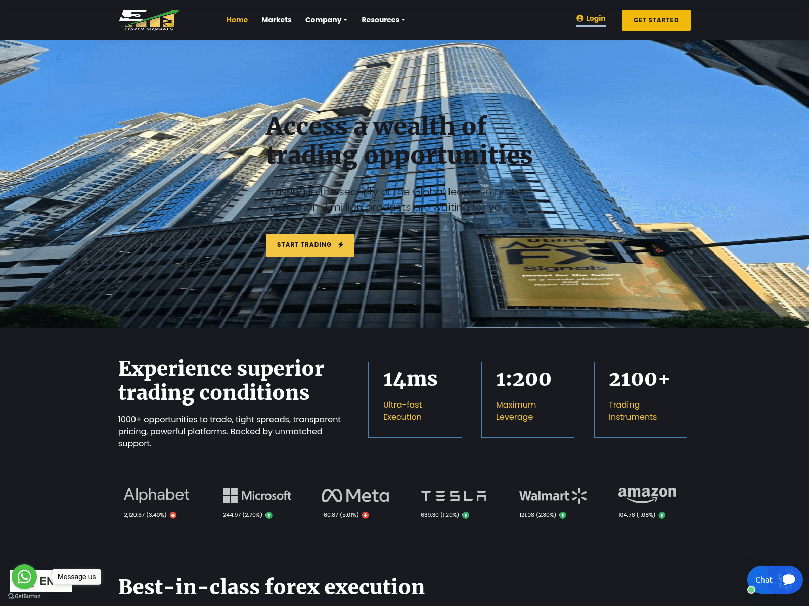 Screenshot of excellentsignaloptions.org