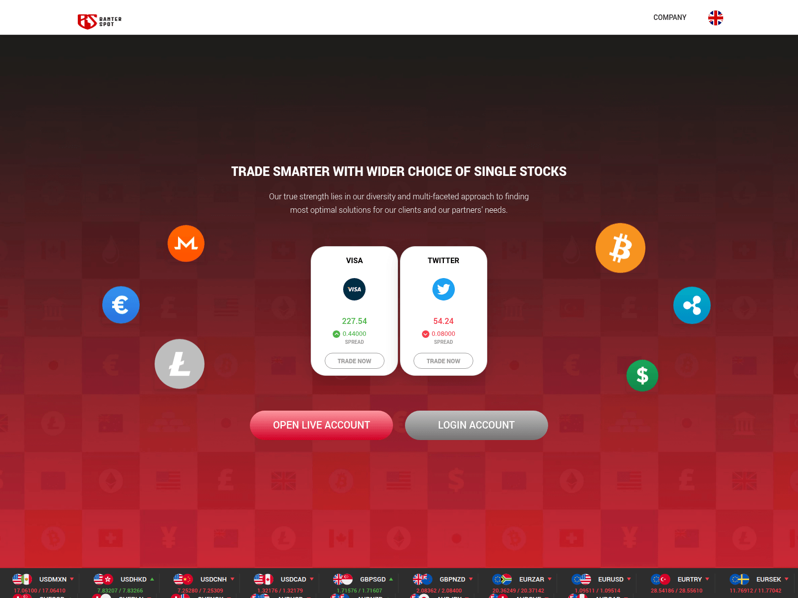 Screenshot of banterspots.org