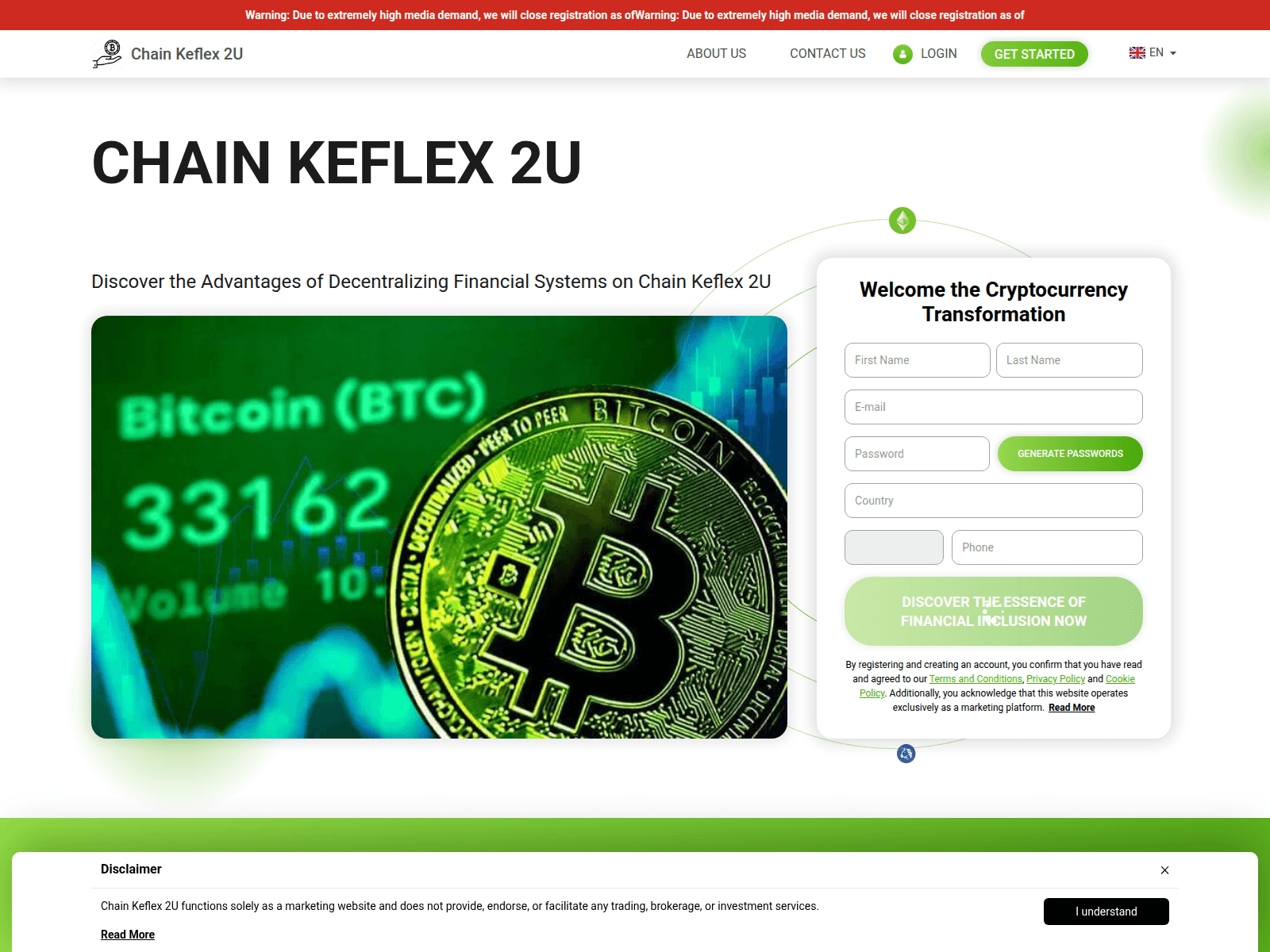 Screenshot of chain-keflex-2u.com