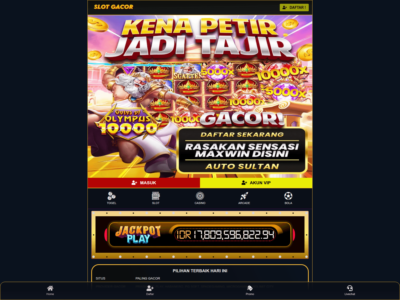 Screenshot of ingatkami.pages.dev