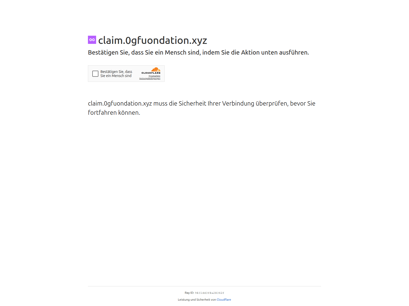 Screenshot of claim.0gfuondation.xyz