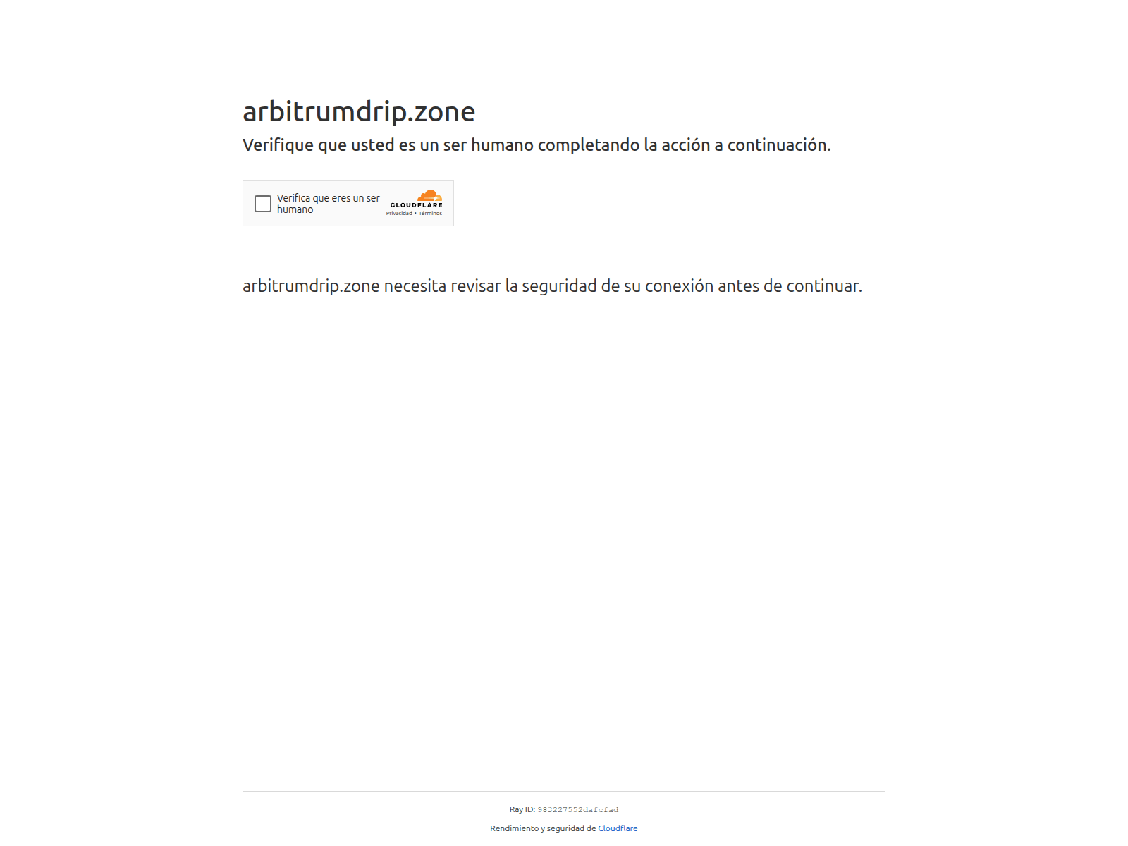 Screenshot of arbitrumdrip.zone