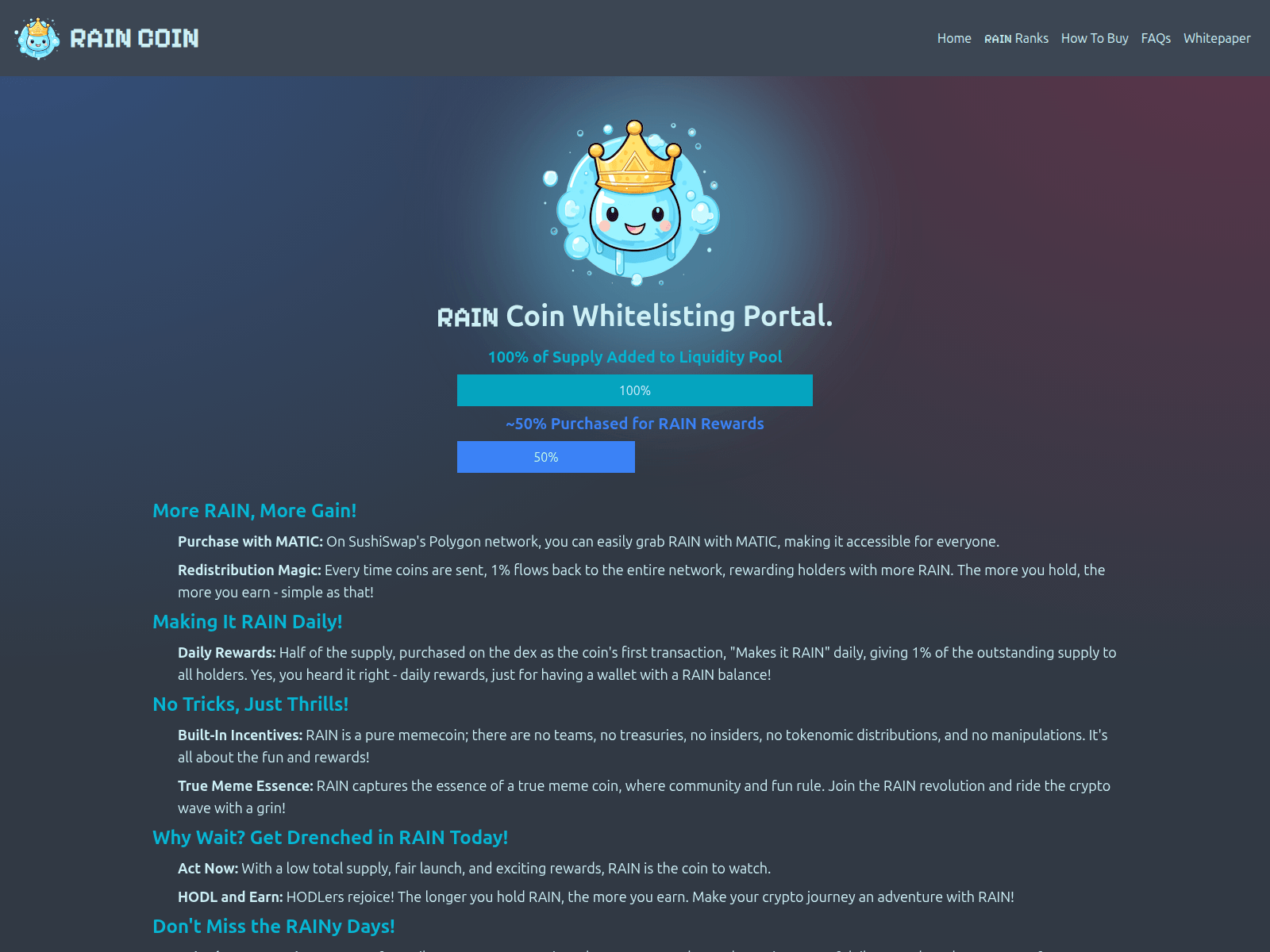 Screenshot of rainwhitelist.pages.dev