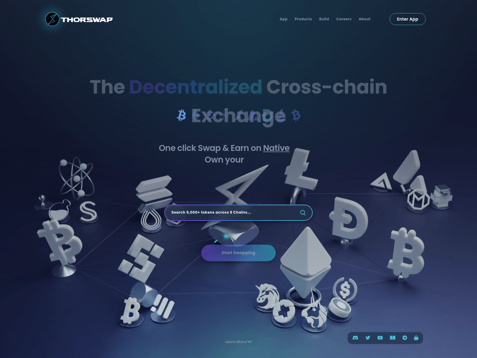 Screenshot of thorswap.fun