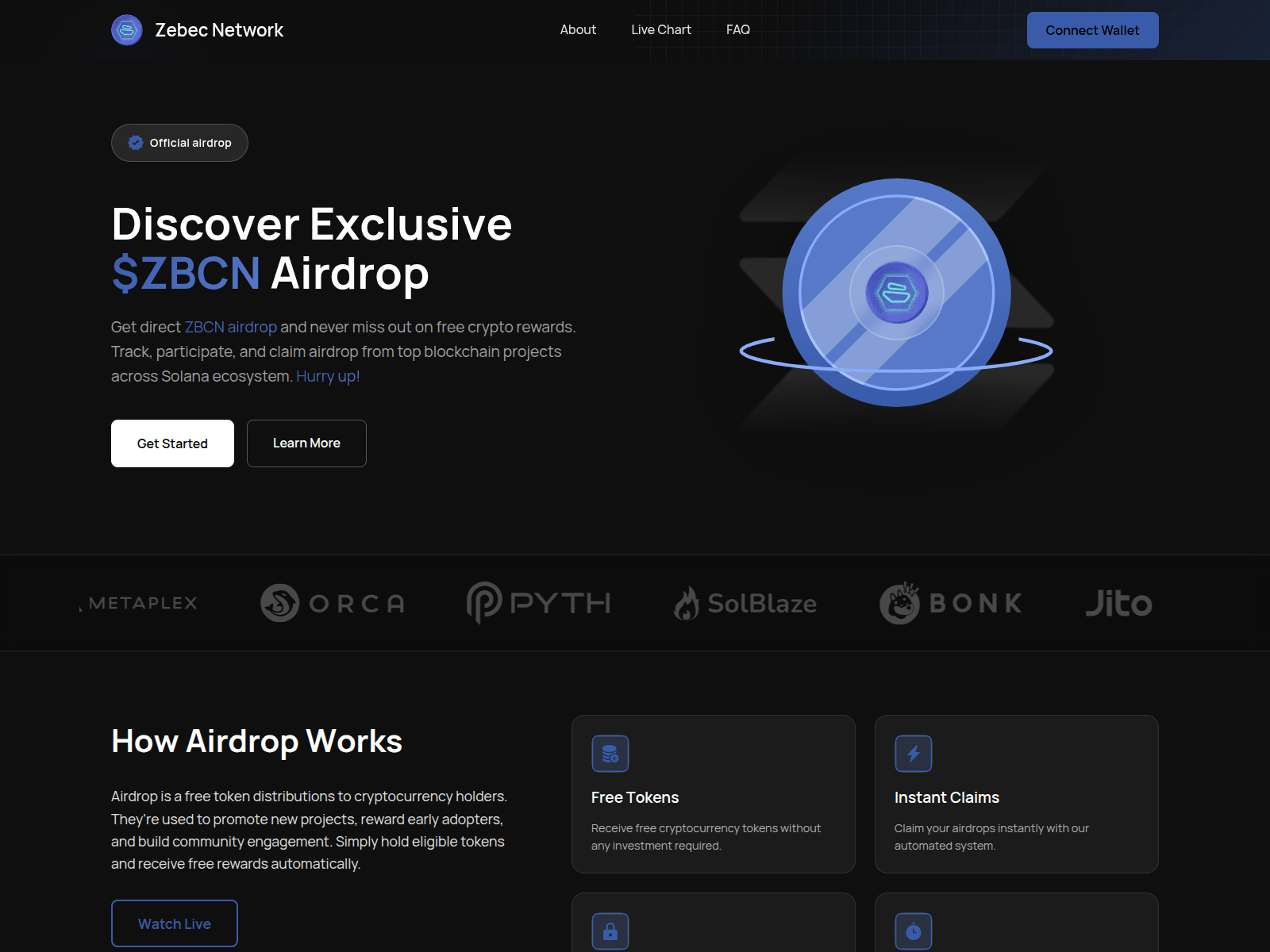Screenshot of www-zebec.network