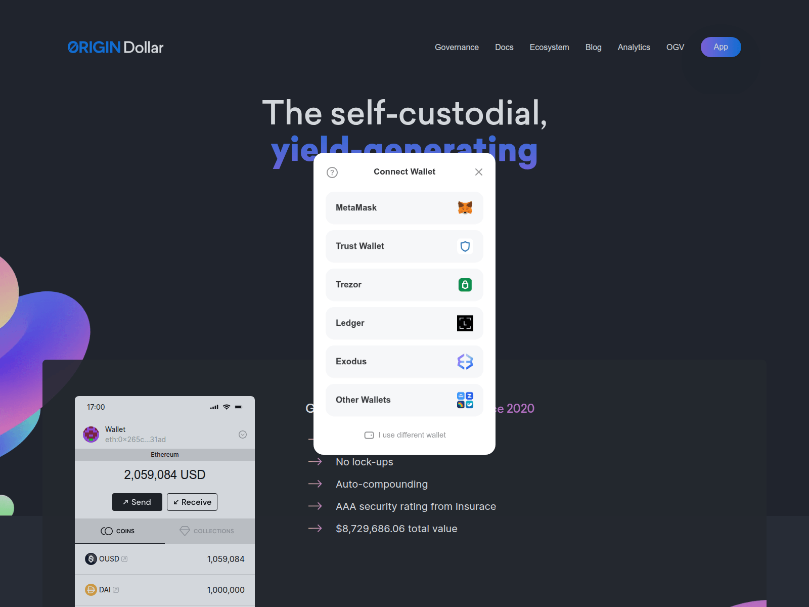 Screenshot of ousd-airdrop.com
