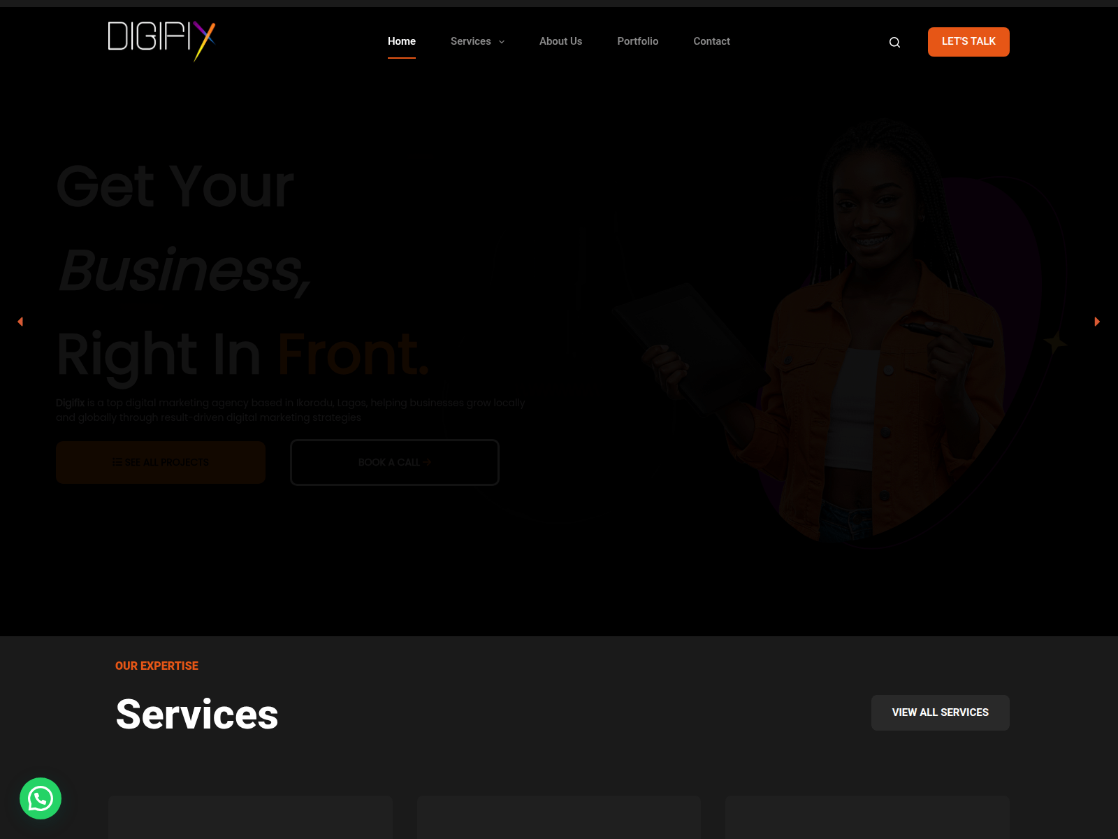 Screenshot of digifix.com.ng