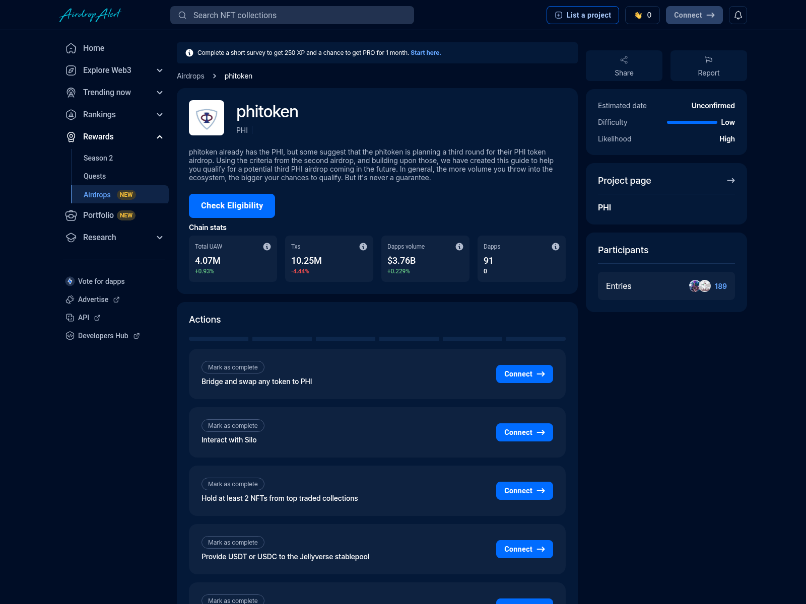 Screenshot of phitoken.airdropalert.sbs