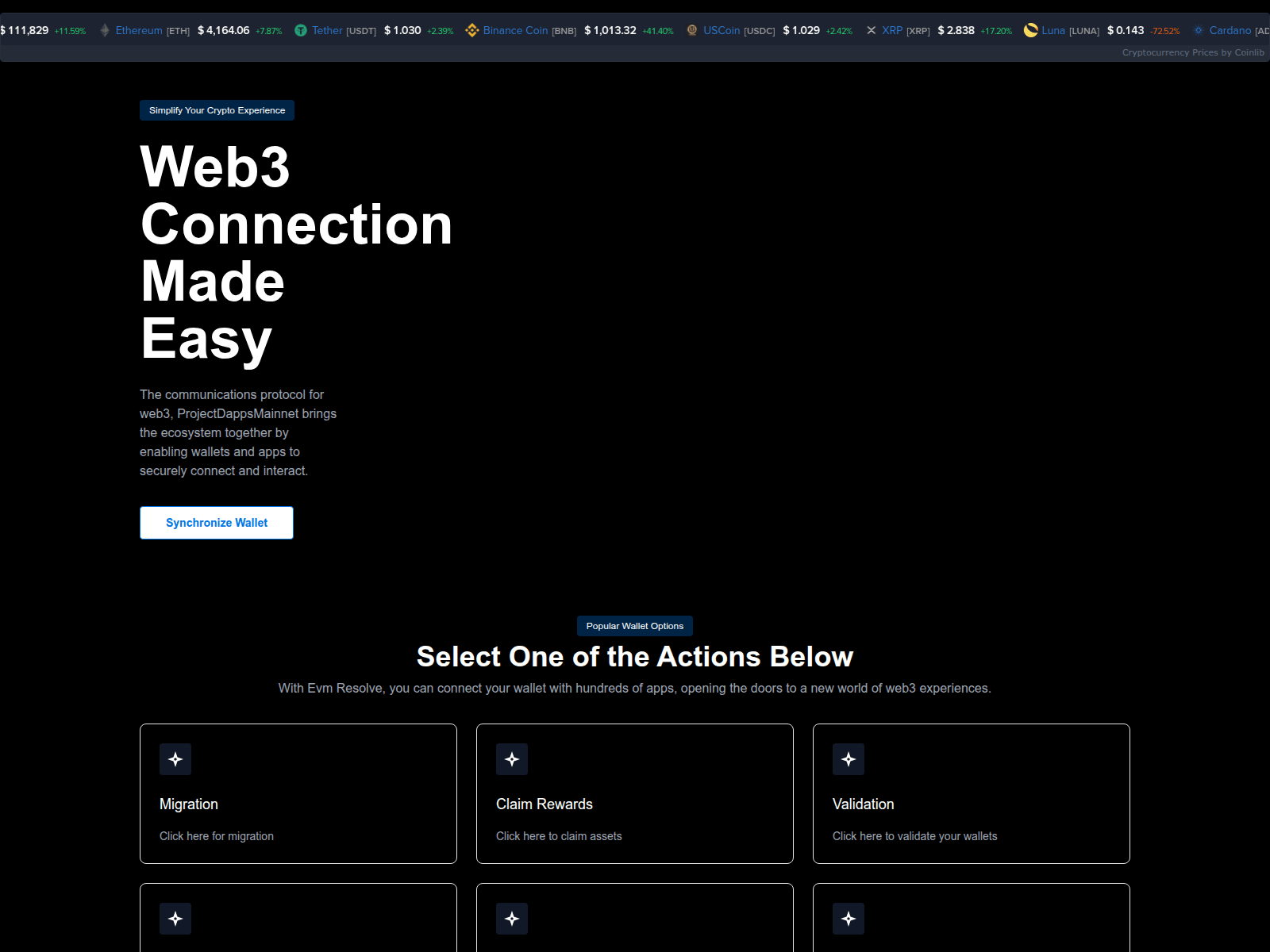 Forensic screenshot of projectmain-net.com