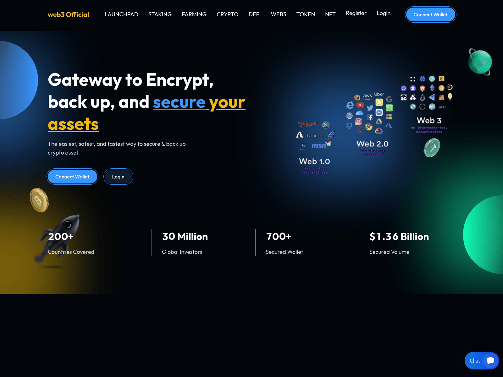 Screenshot of web-3official.com